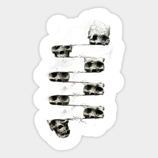 Skull 3 Sticker